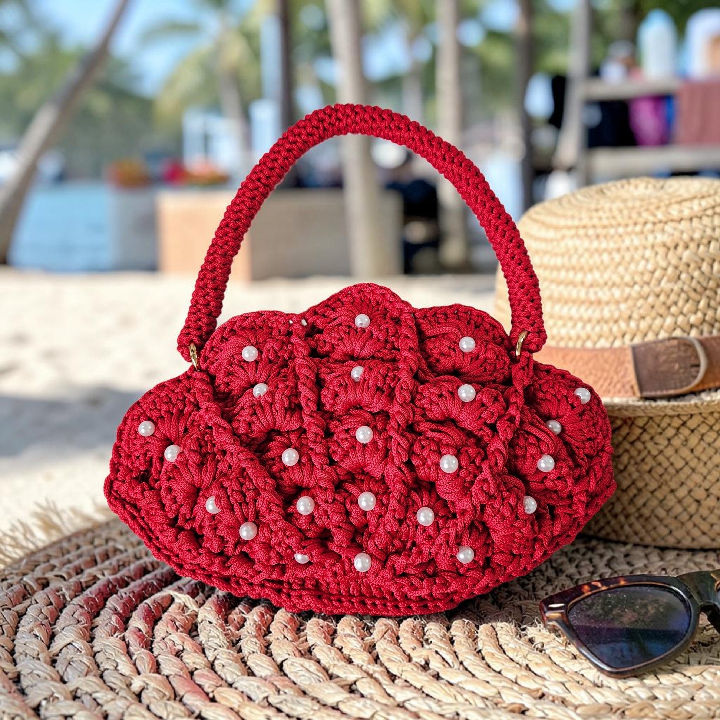 Shell and Pearl bag