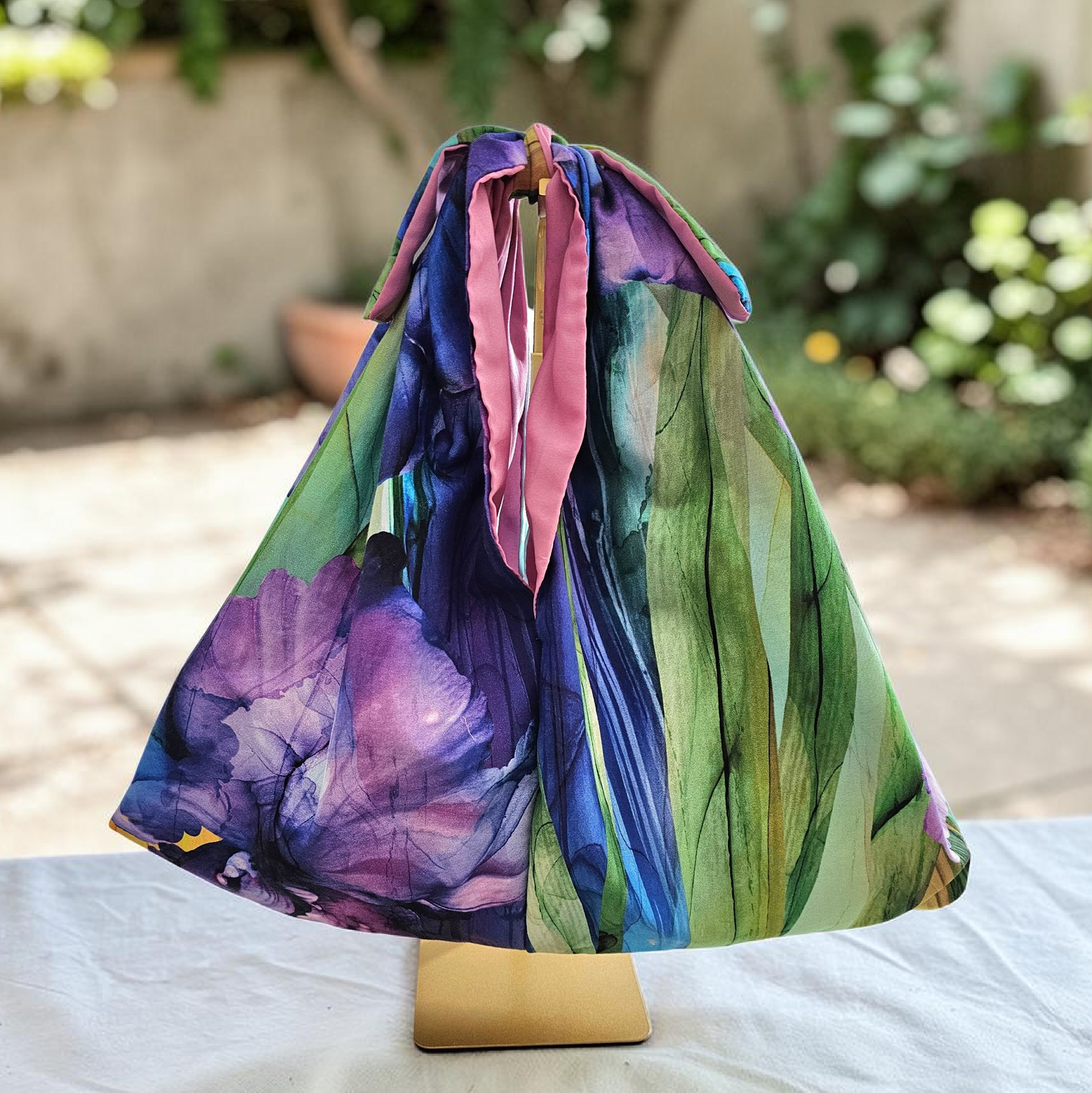 Handmade Boho flower bag