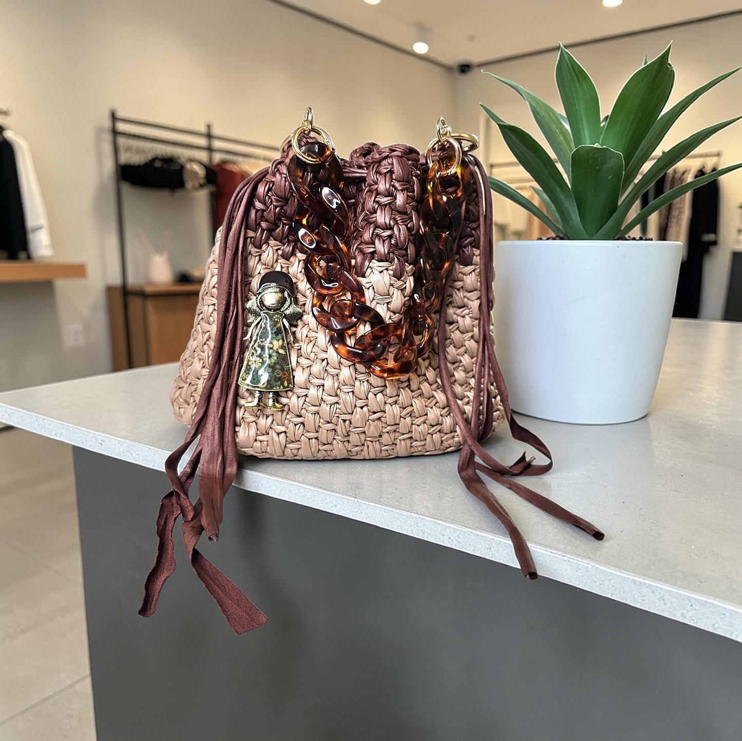 Pleather Pouch bag