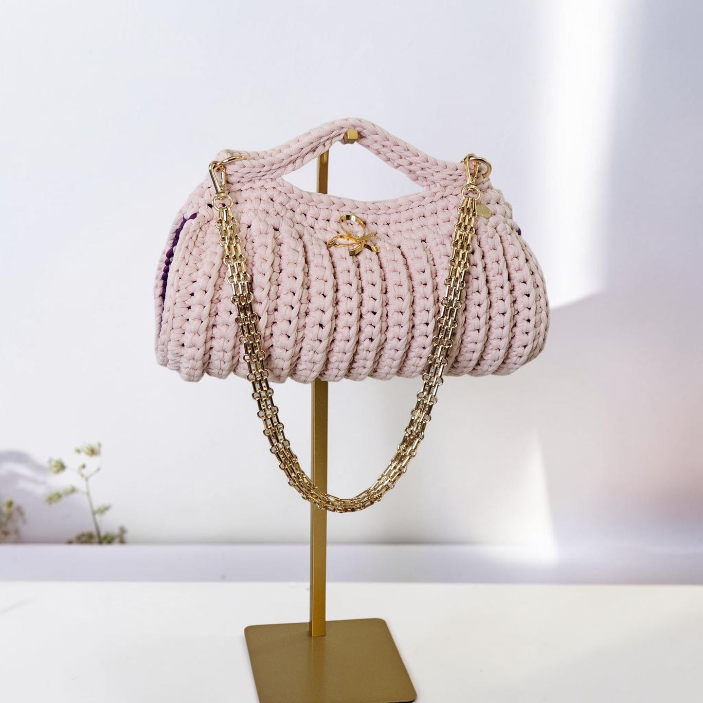 Blush Cylinder Bag