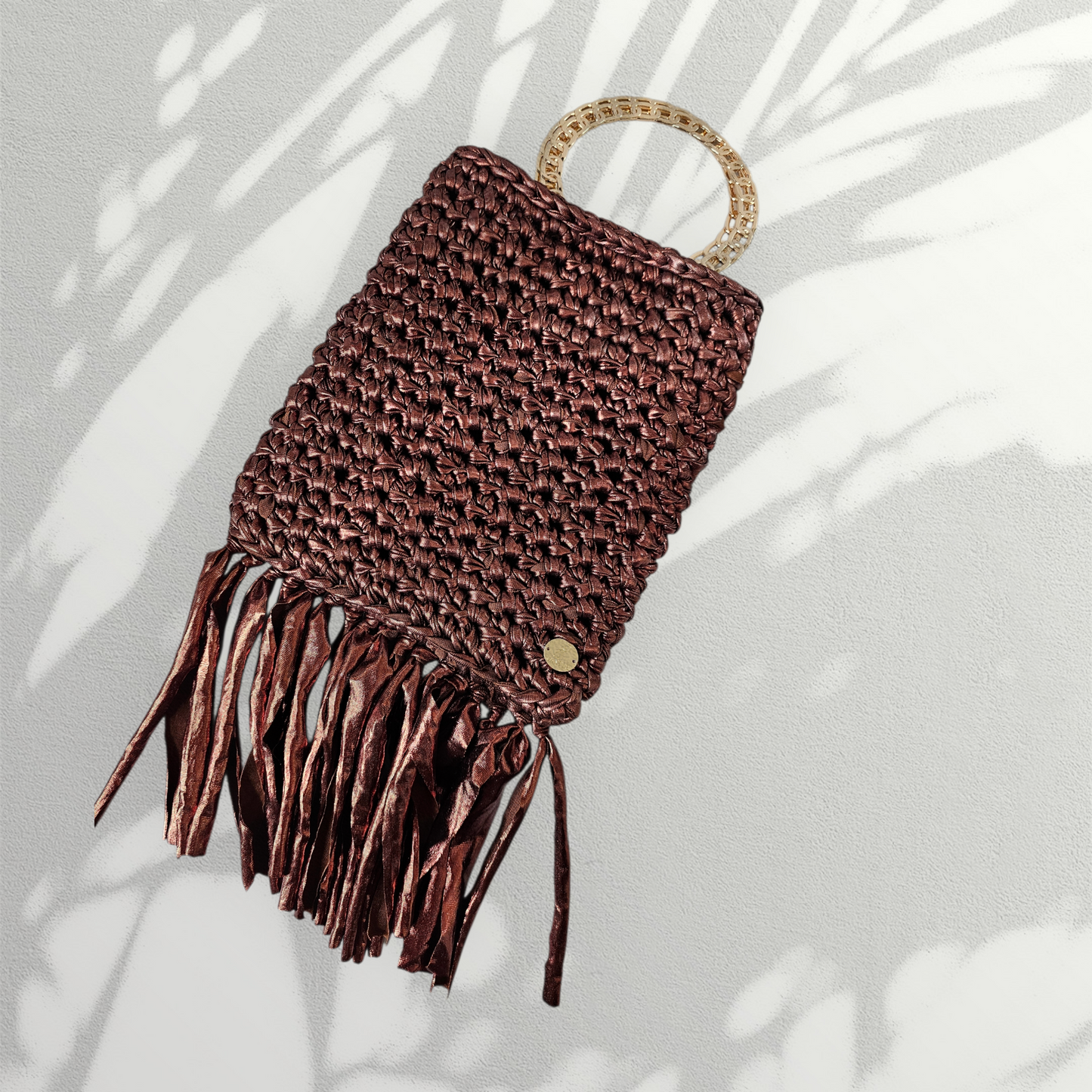 Handmade metalic bag