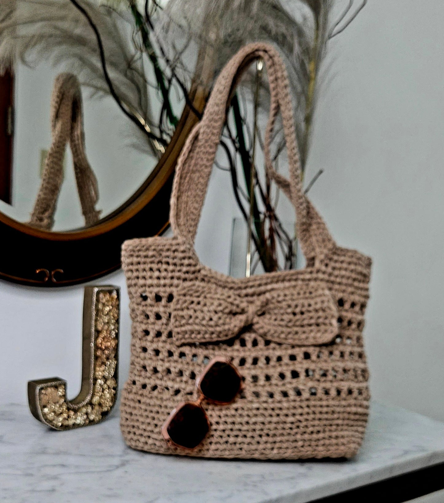 Raffia summer bag