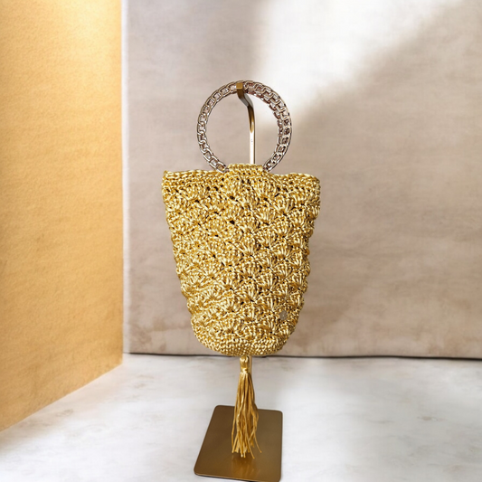 Fan stich handmade bag