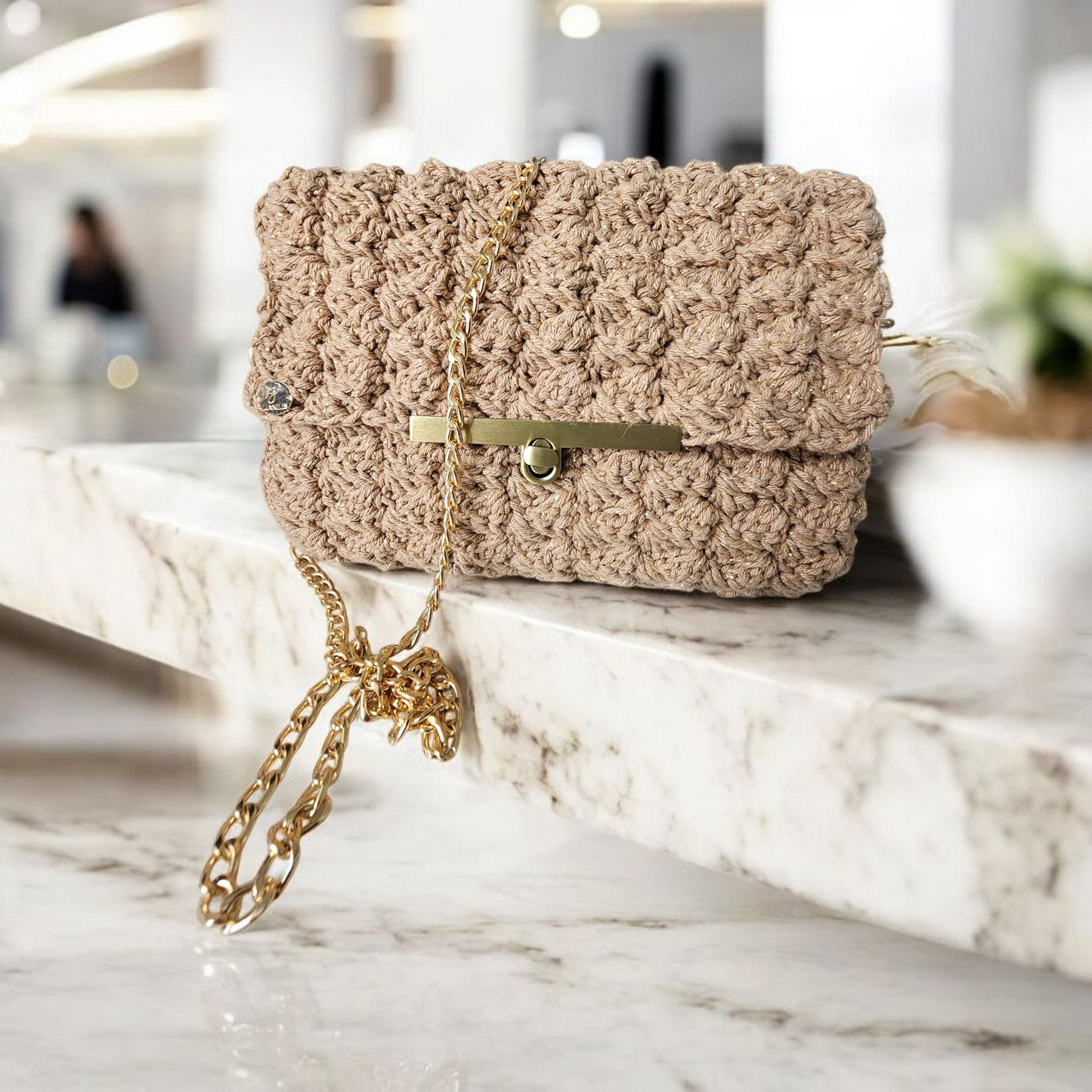 Handmade Bubble Stich Clutch