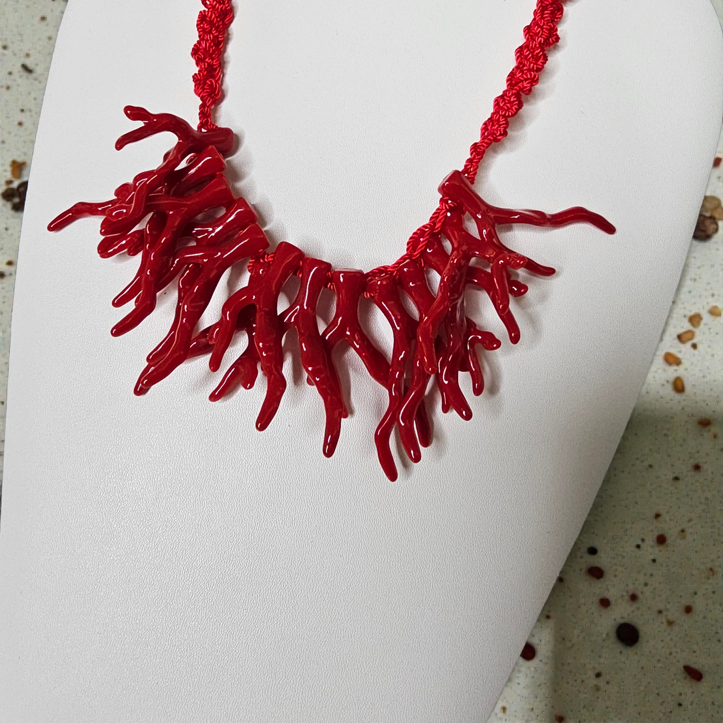 Crochet handmade necklace