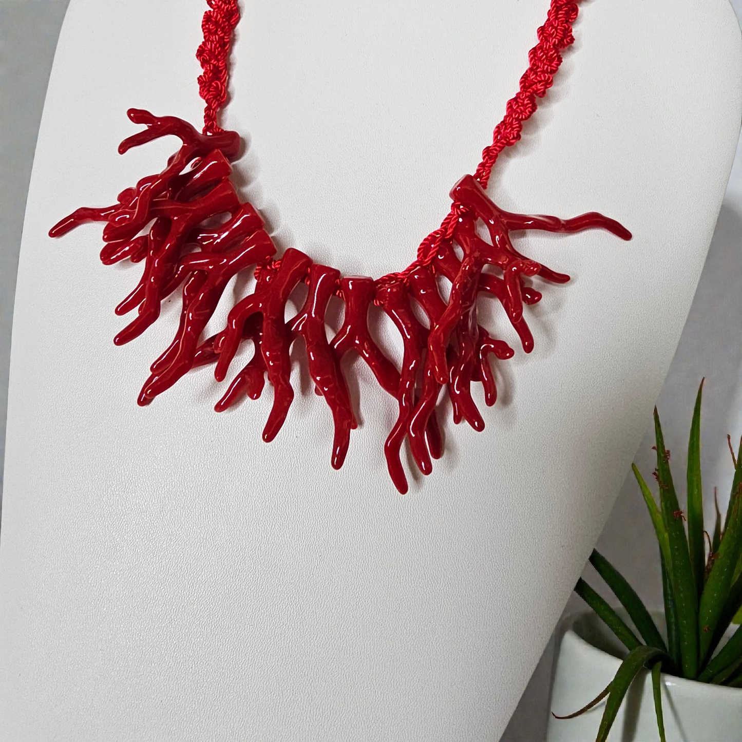 Crochet handmade necklace