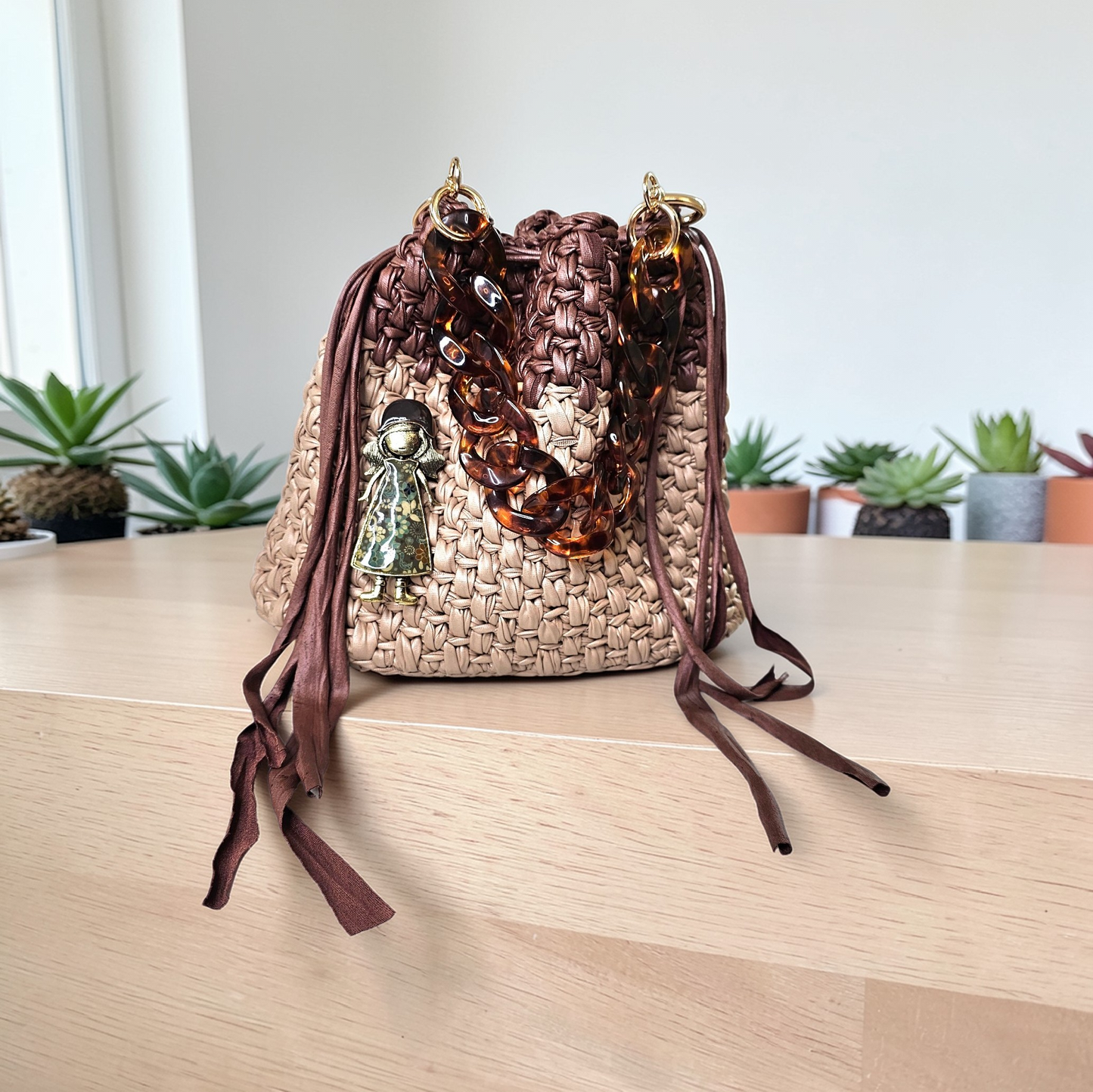 Pleather Pouch bag