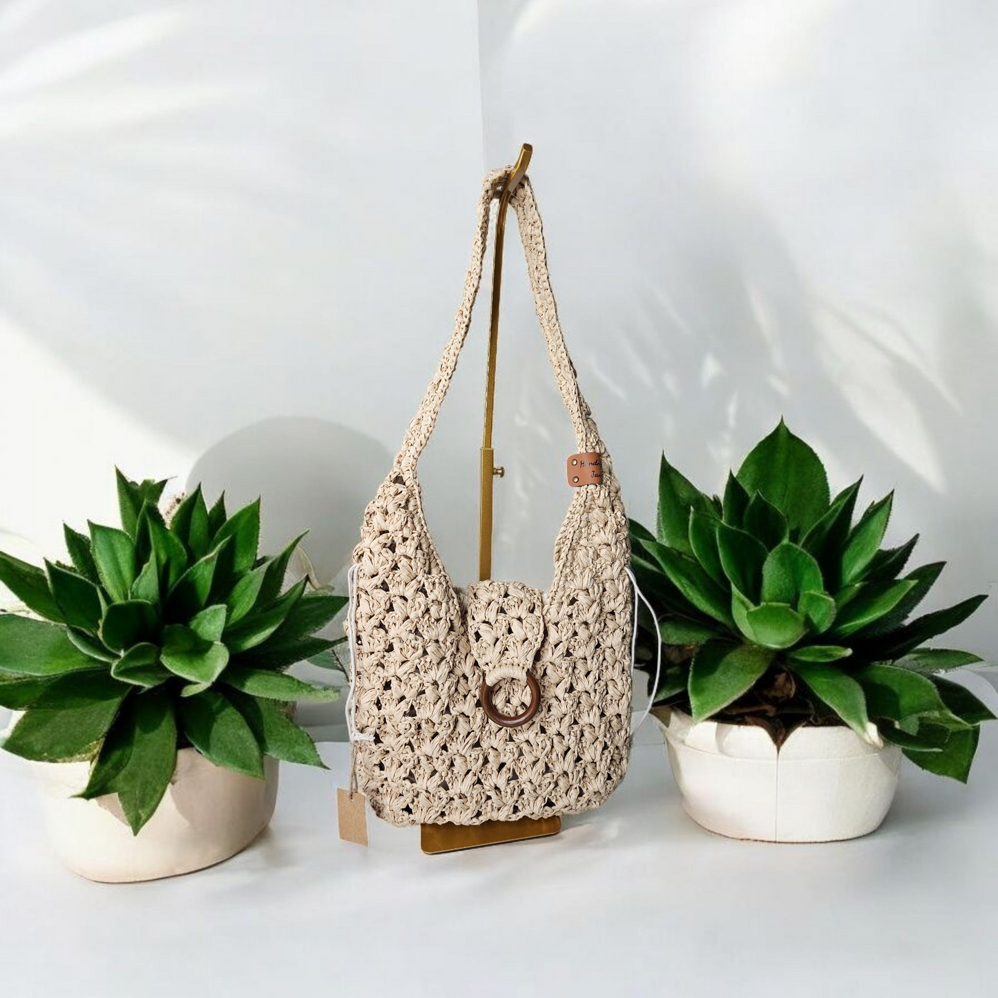 Raffia crochet Boho Bag