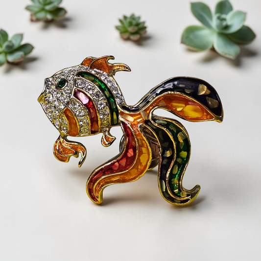 Fish Vintage Brooch