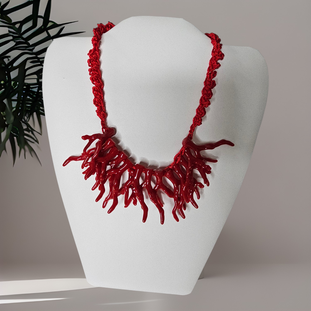 Crochet handmade necklace