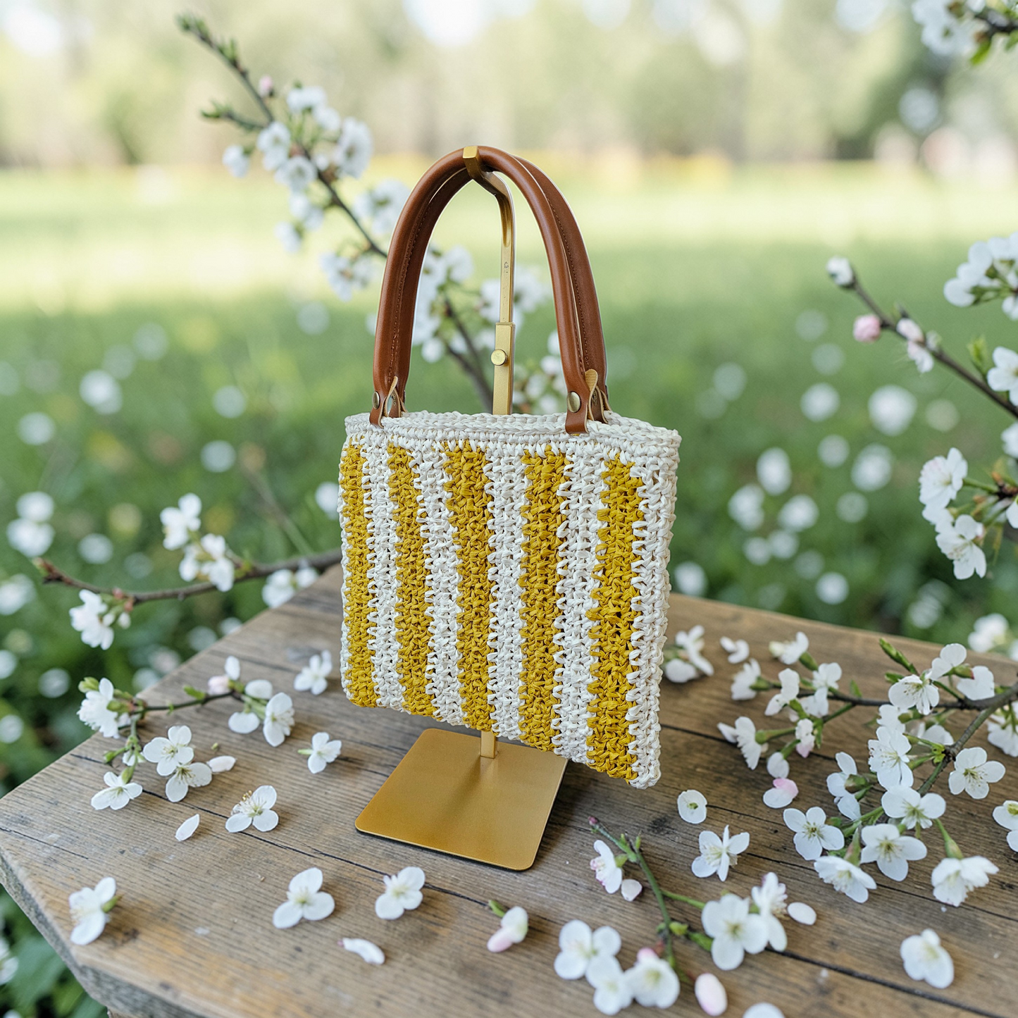 Raffia summer bag