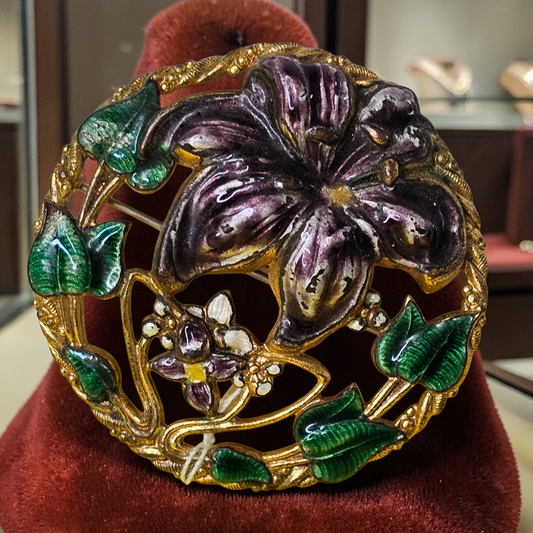 Enamel Brooch