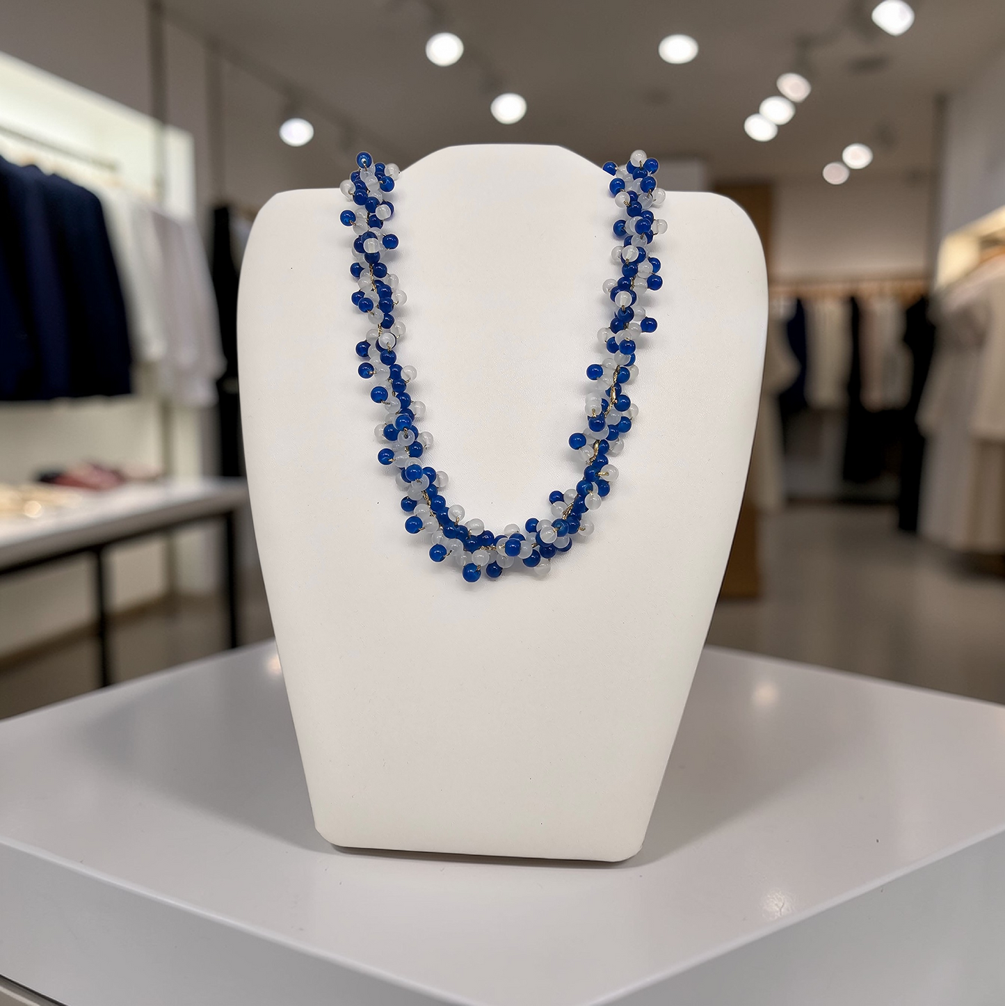 Cluster beaded Necklace