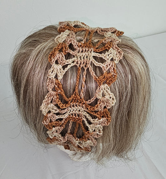 Boho crochet headband