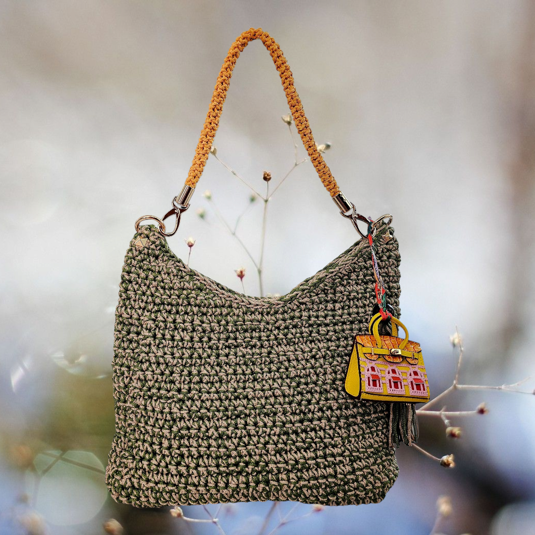 Slouchy crochet bag