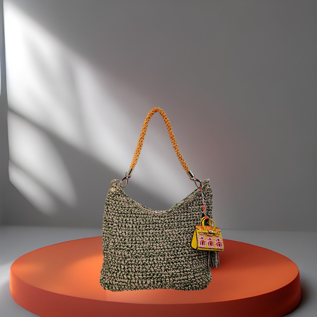 Slouchy crochet bag