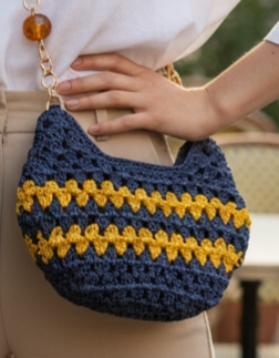 Raffia handmade bag