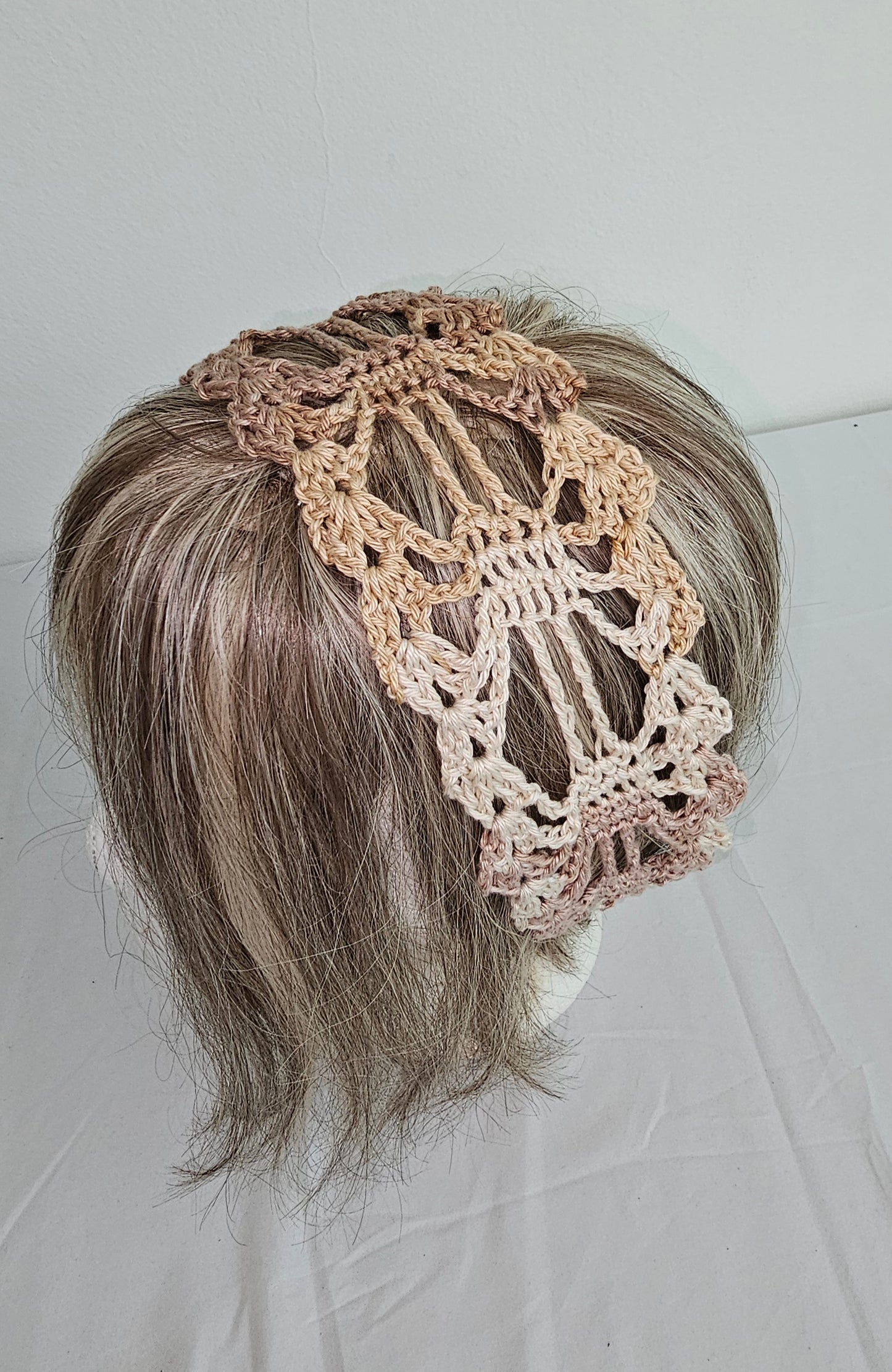 Boho crochet headband