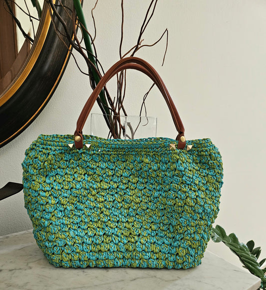 Raffia Tote Bag