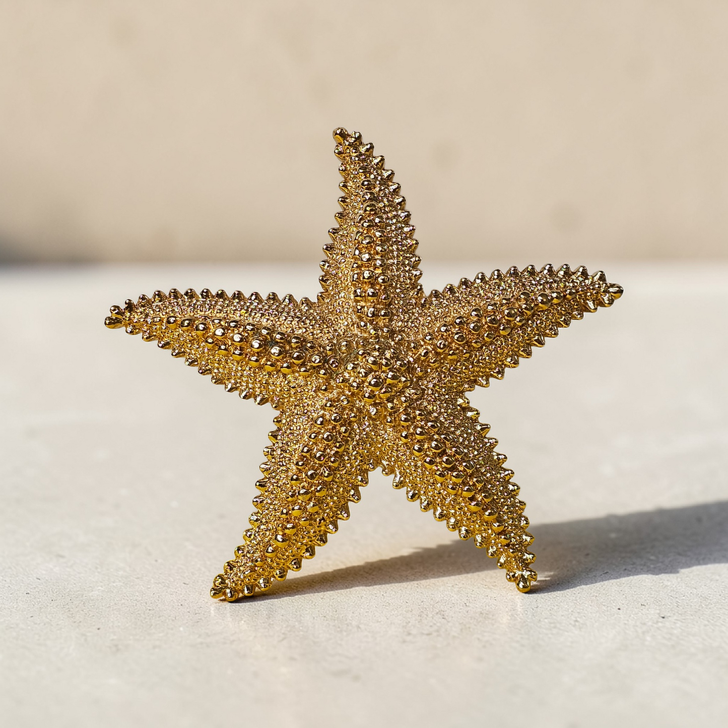 Starfish Monet Style Vintage Brooch