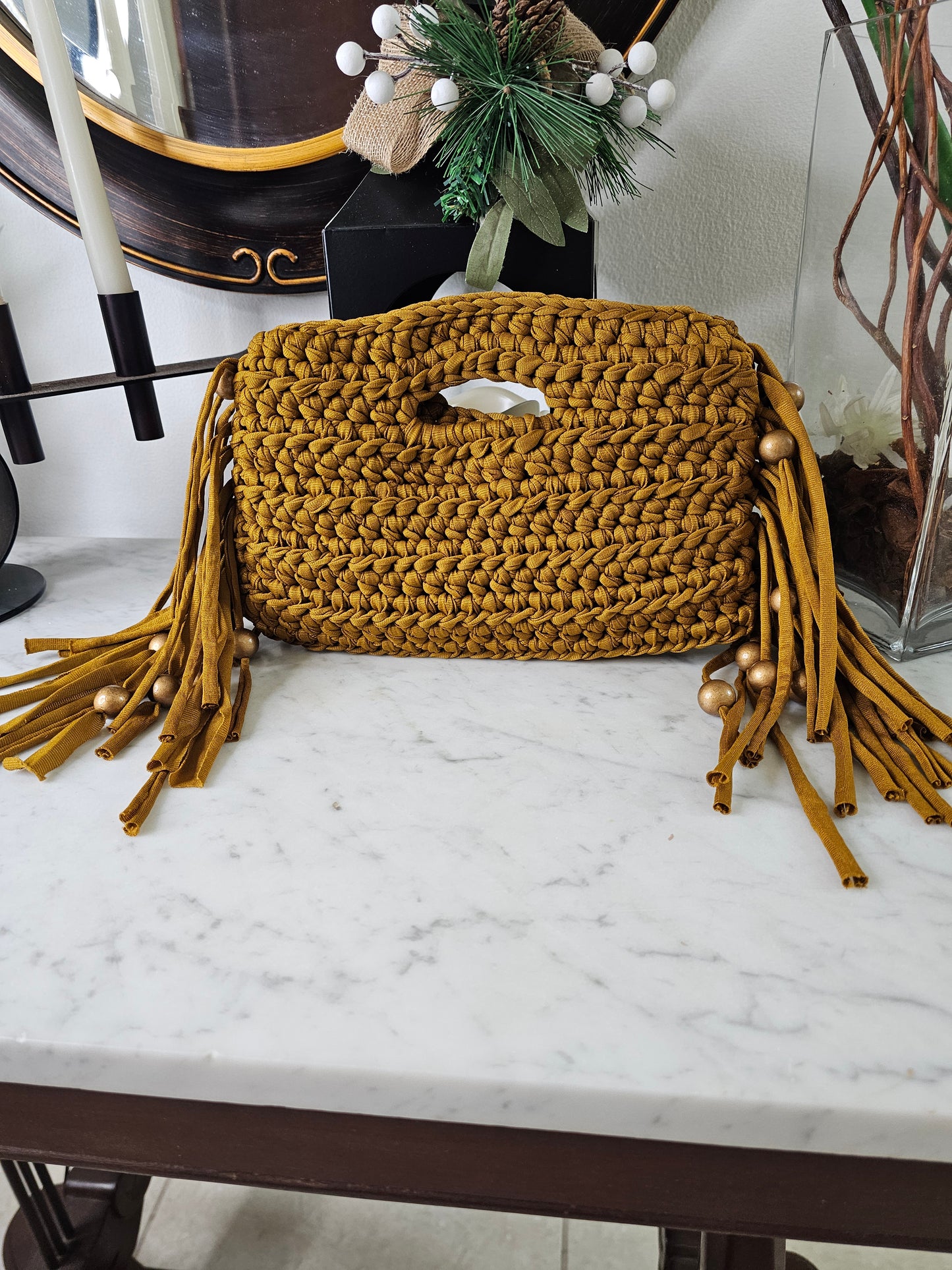 Crochet clutch