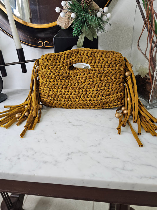 Crochet clutch